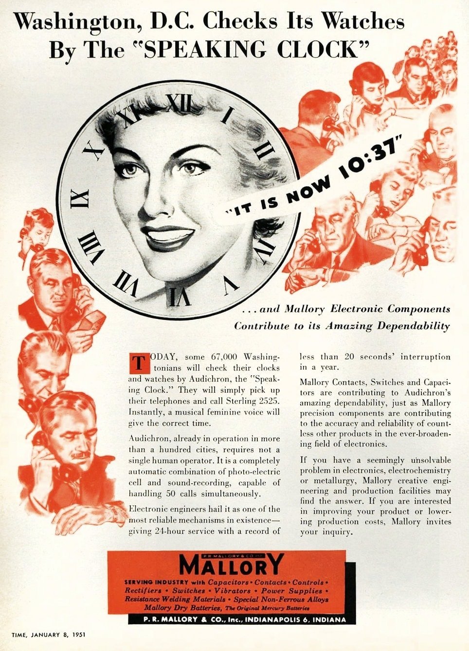 vintage audichron ad